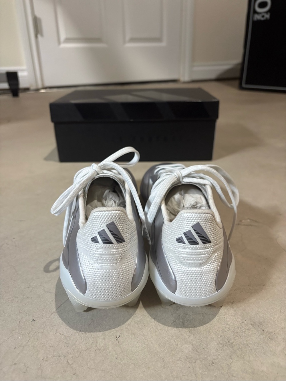 adidas Copa Pure II Elite FG Soccer Cleats Silver/White JS2423 US 10 - Picture 4 of 6